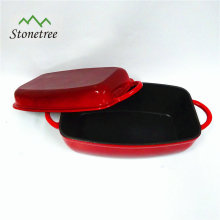 Kitchen Accessories Of Cast Iron Rectangle Fish Pan